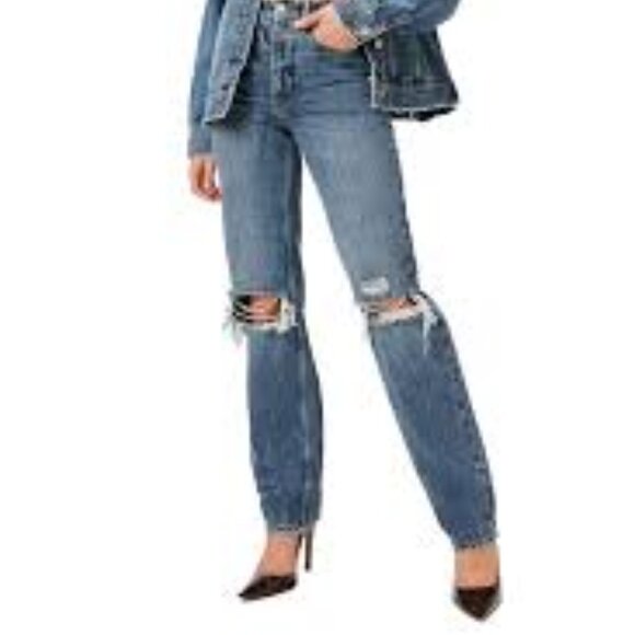Good American Women High Rise Jeans Size 00/24 - Picture 1 of 8